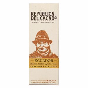 Chocolate Negro Con Leche REPUBLICA DEL CACAO 50 G