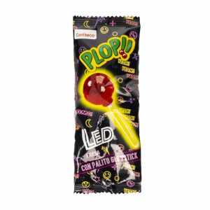 Chupetes Globo Con Palito Glowstick PLOP 12 G