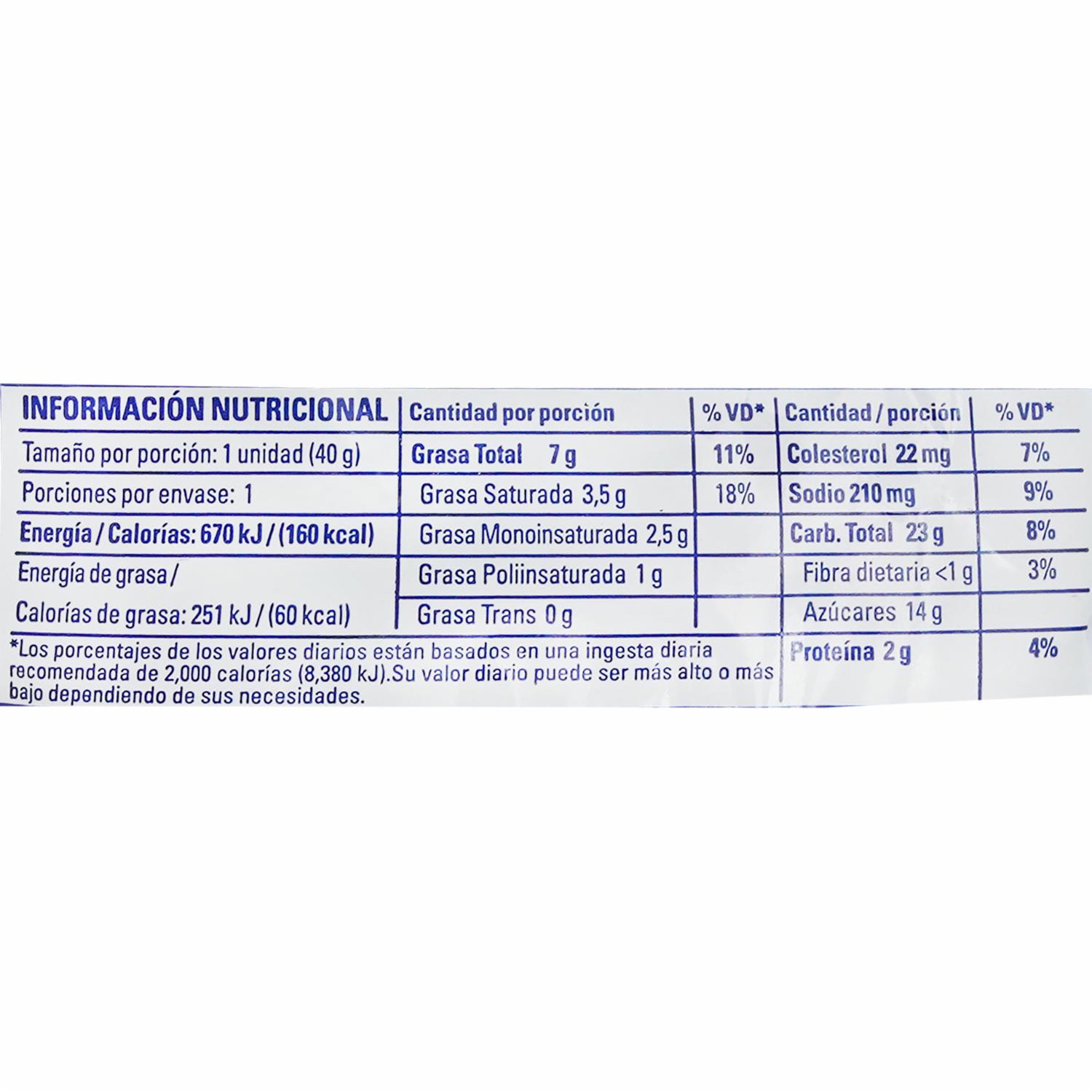 Biri Biri Pastelito De Chocolate MARINELA 40 G - Image 2