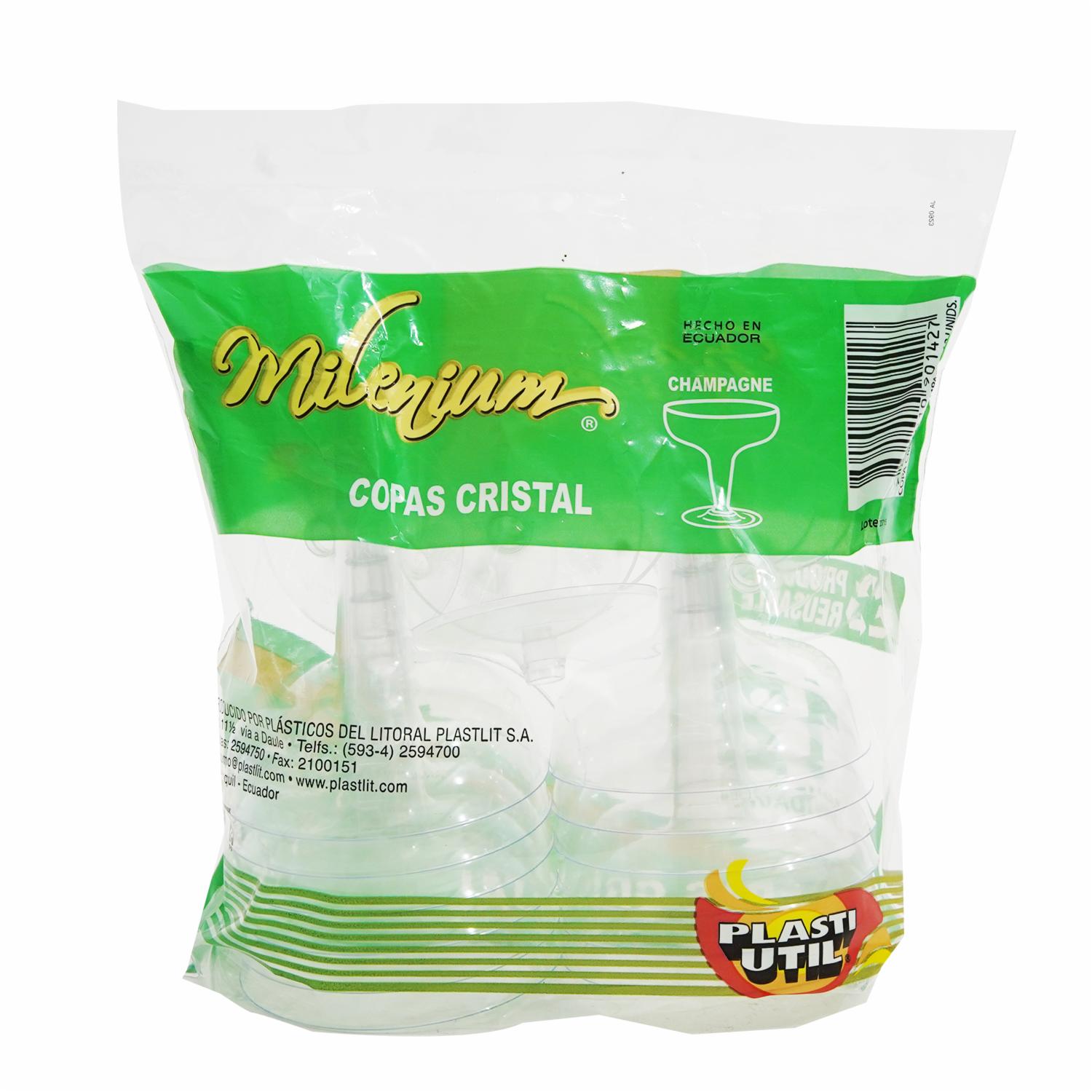 Copas De Champagne PLASTIUTIL 12 Uds - Image 2