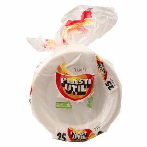 Plato N° 9 PLASTIUTIL 25 Unidades