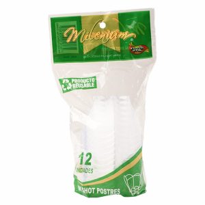 Mini Shot Para Postres PLASTIUTIL 12 Unidades