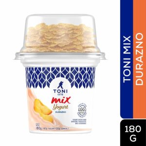 Yogurt Con Cereal Sabor Durazno TONI 180 G