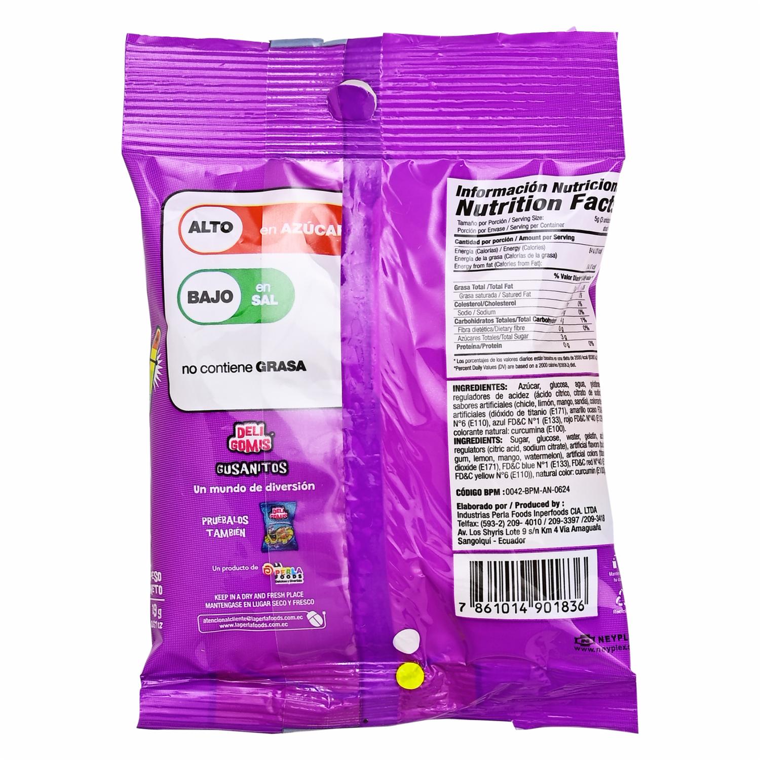 Gomitas Gusanitos DELIGOMIS 19 G - Image 3