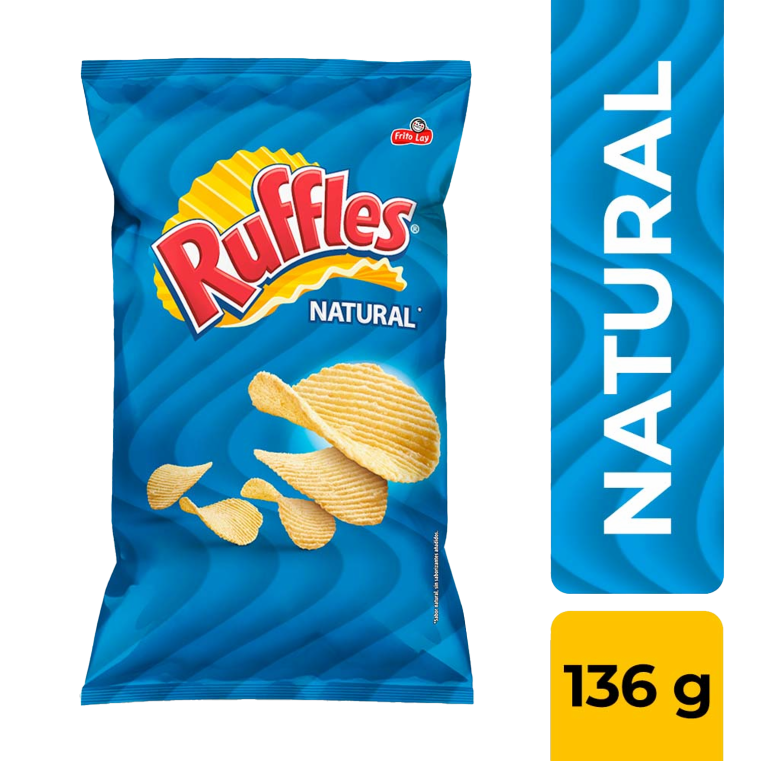 Papas Fritas Sabor Natural RUFFLES 136 G