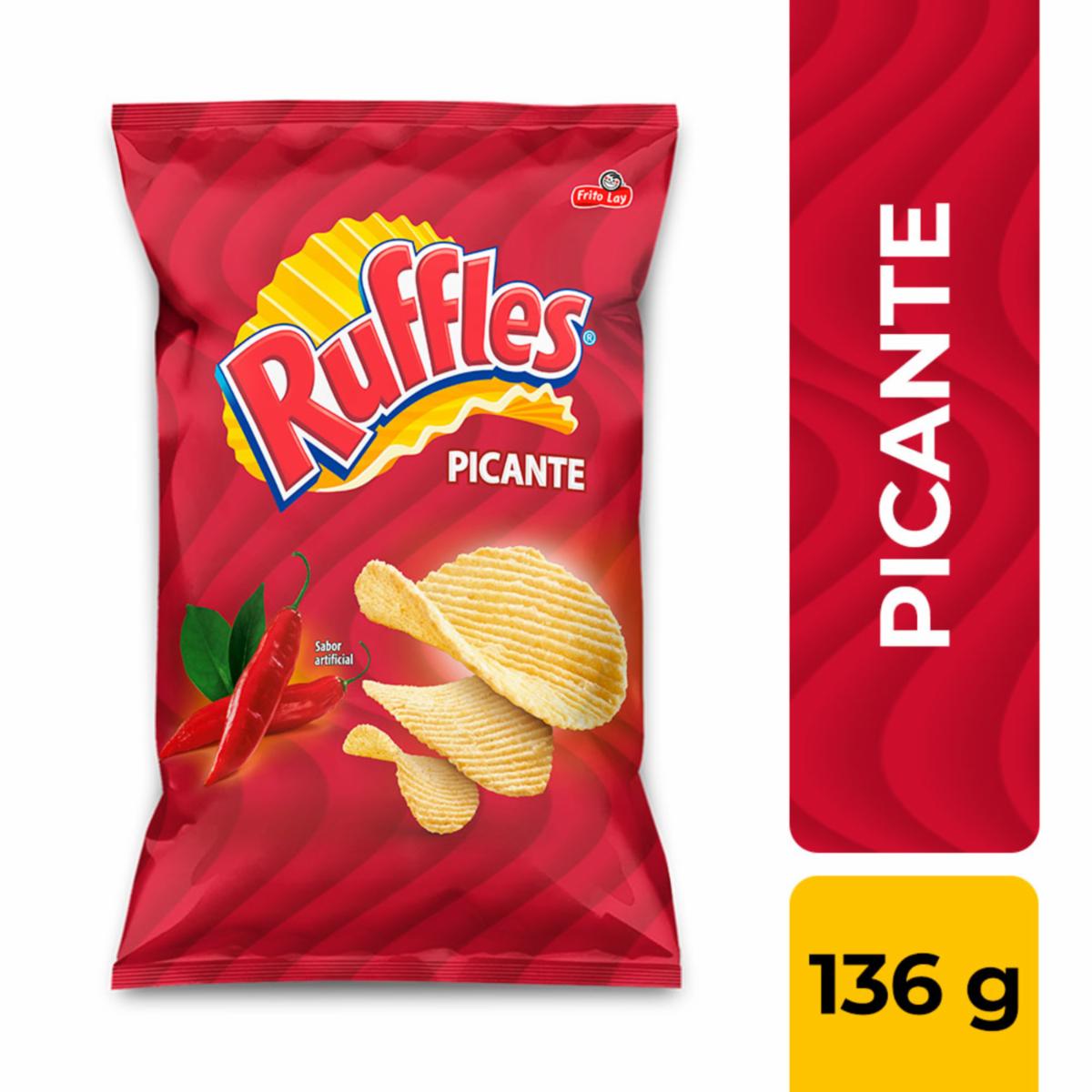 Papas Fritas Sabor A Picante RUFFLES 136 G