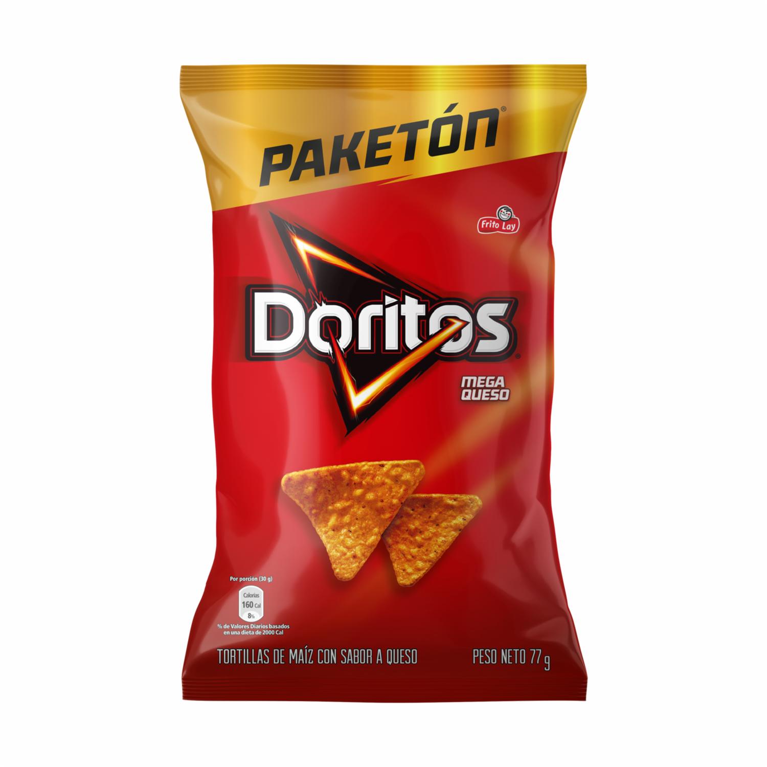 Bocaditos De Maíz Mega Queso DORITOS 77 G