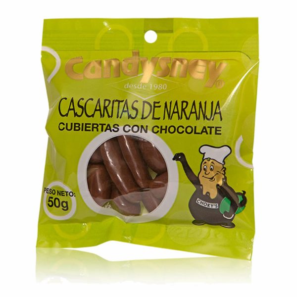 Cascaritas De Naranja Recubiertas De Chocolate CANDYSNEY