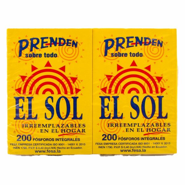 Fósforos Resistente EL SOL