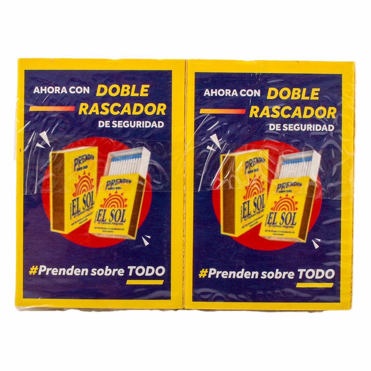 Fósforos Resistente EL SOL 2 X 200 u - Image 2