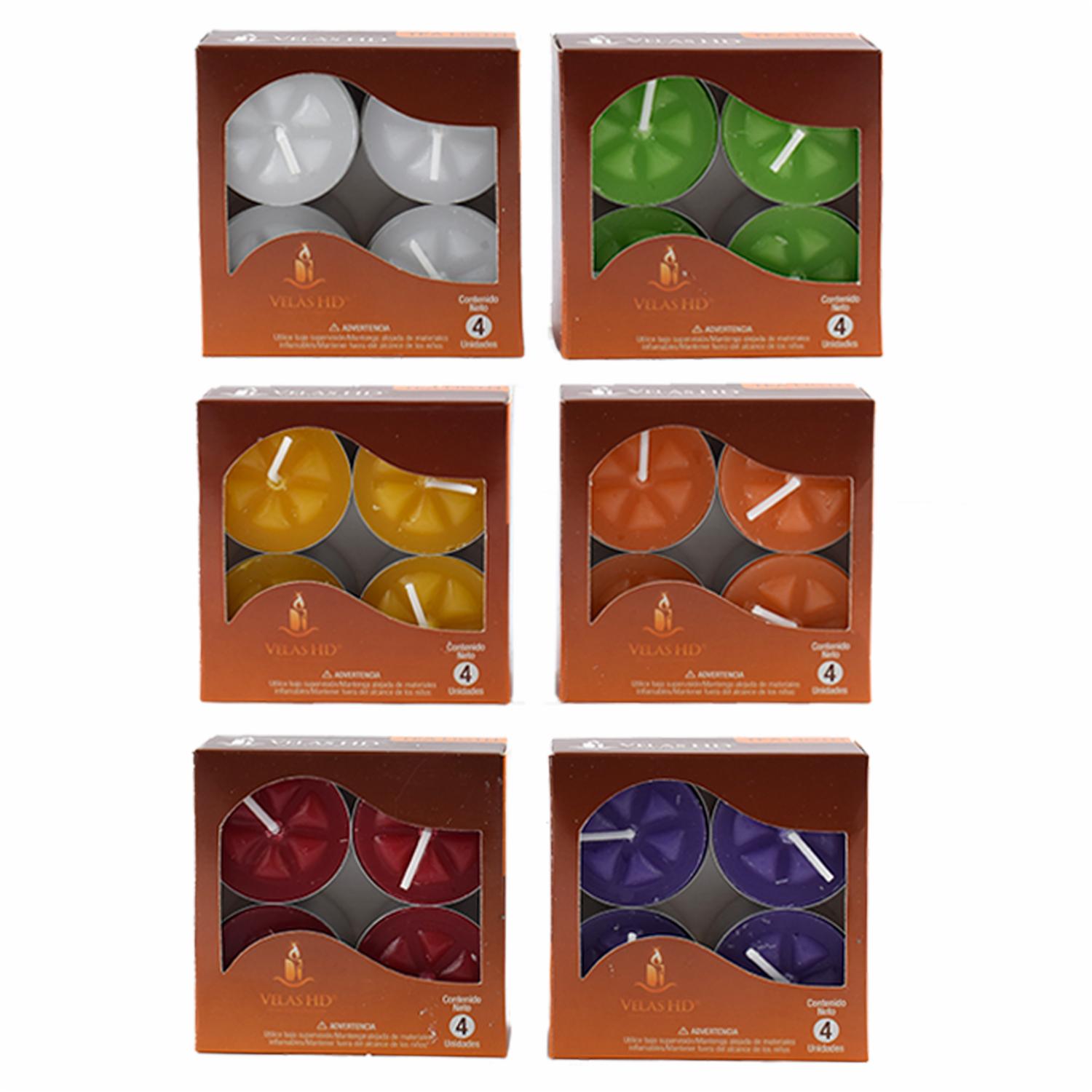 Vela Light Surtido VELAS HD X 4 Unidades