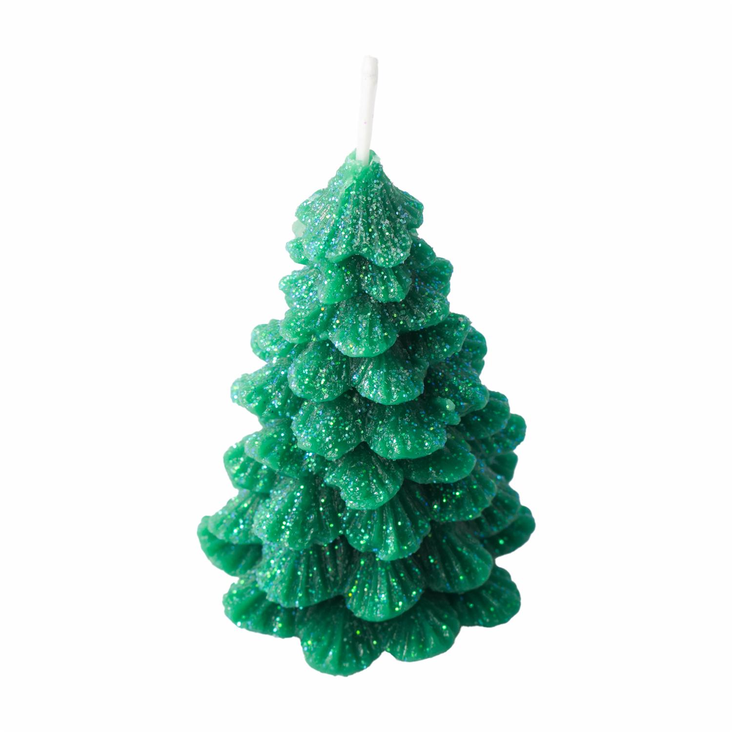 Vela Figura Árbol Navidad Escar Verde LAVEL 9 X 7 Cm - Image 2