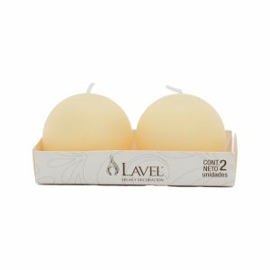 Set Bolas Term Beige LAVEL X 2 Uds