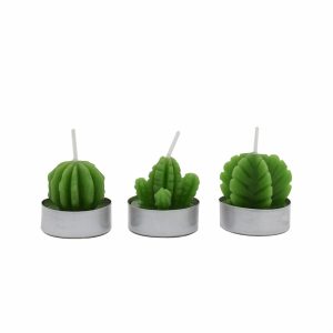 Set Velas Cactus LAVEL X 3 Uds