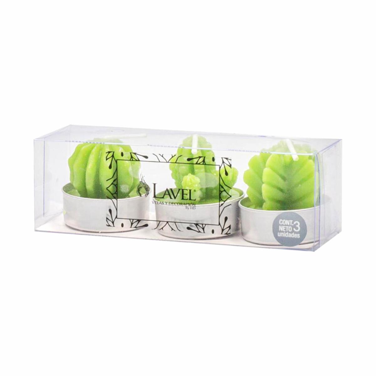 Set Velas Cactus LAVEL X 3 Uds - Image 2