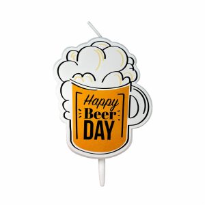 Vela Cumpleaños Cerveza LAVEL 17,7 X 10,2