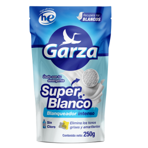 Blanqueador De Ropa Intenso Super Blanco GARZA 250 G