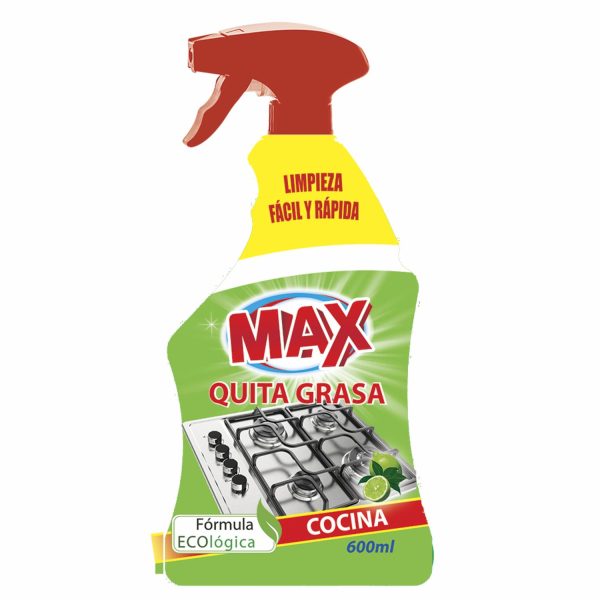 Limpiador Quita Grasa De Cocina Aroma Limón MAX