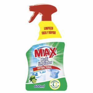 Multi Limpiador Antibacterial Aroma Limón MAX Spray 600 Ml