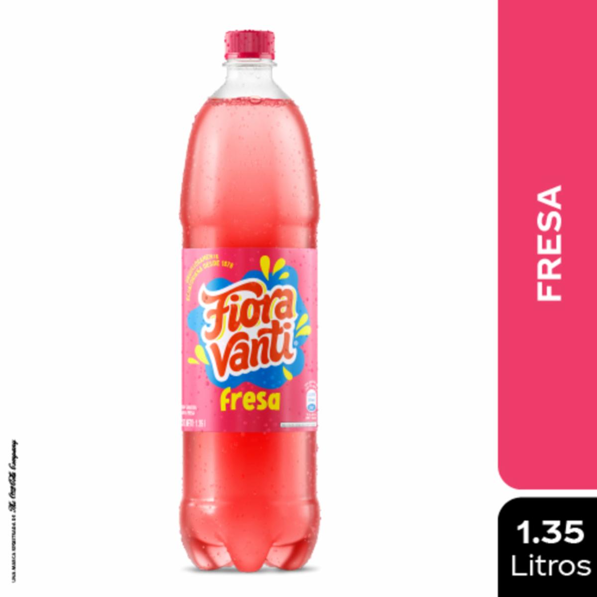 Bebida Gaseosa Sabor A Fresa FIORAVANTI 1350 ML