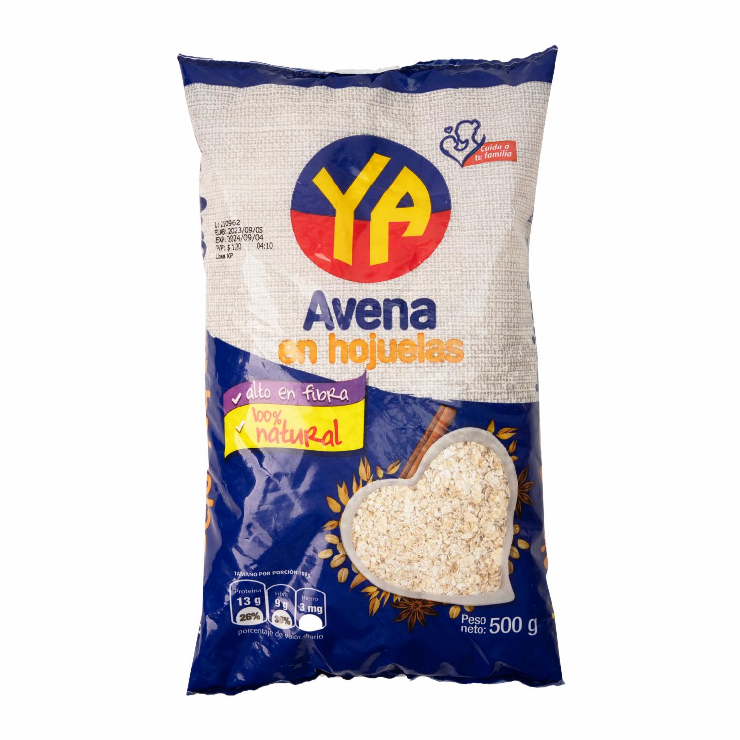 Avena Empacada YA 500 G
