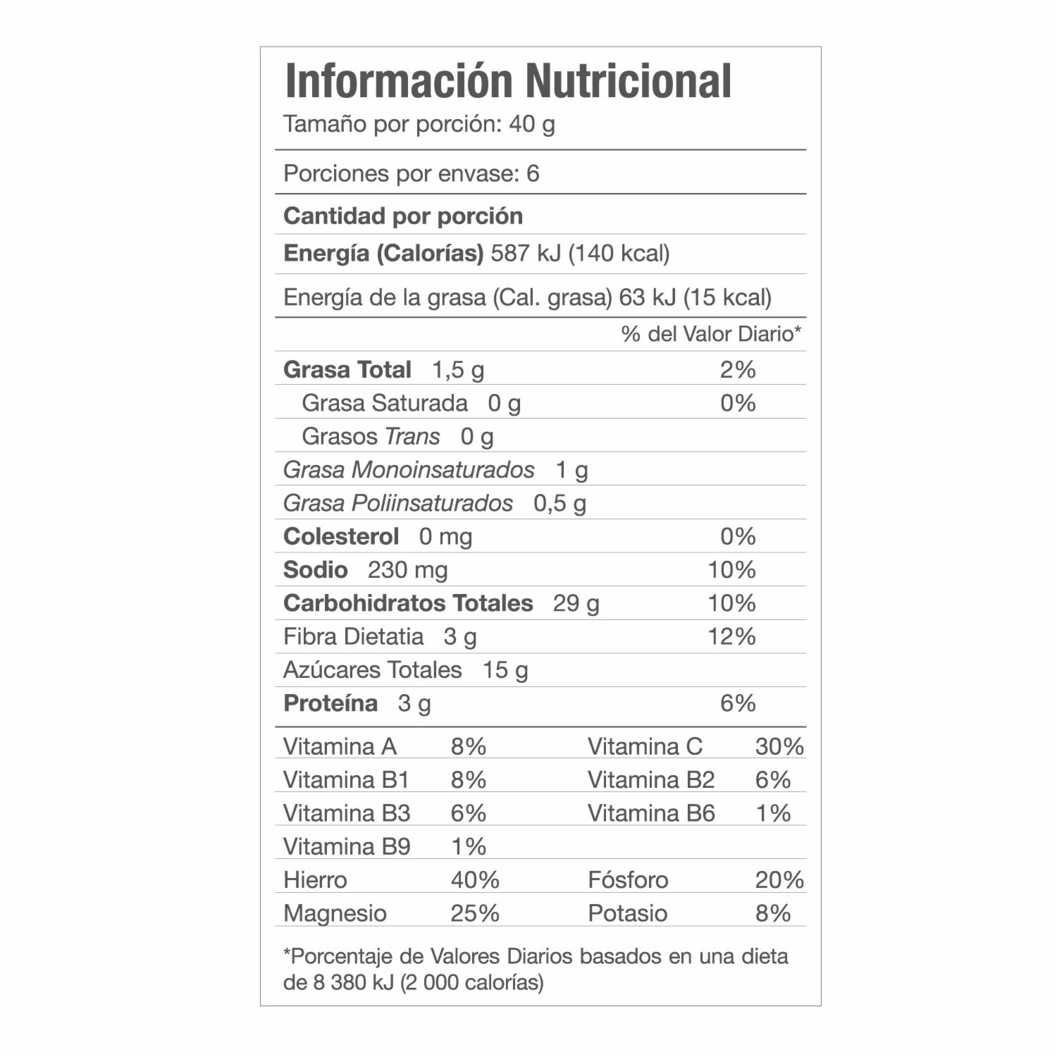 Avena Instantánea De Manzana Y Canela CROPS 240 G - Image 2