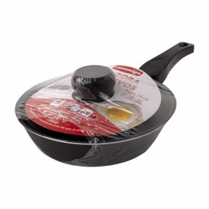 Freidora De Huevos Color Negro Con Tapa CASAMIGA 14 Cm