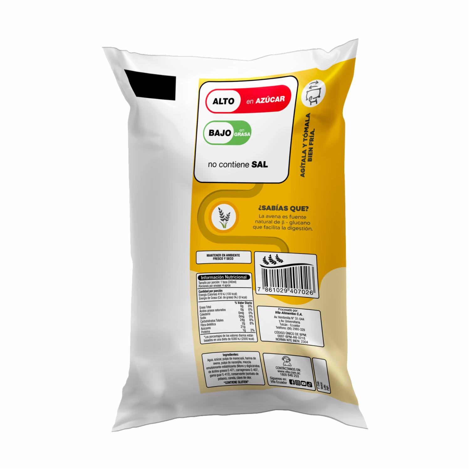 Avena Con Frutas VITA 900 ML - Image 3