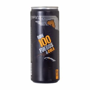 Ron Con Cola 100 FUEGOS 330 Ml