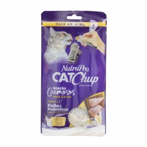 Alimento Para Gatos Sabor A Pollo Con Prebióticos NUTRAPRO 56 G
