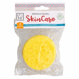 Esponja De Baño Facial SKIN CARE 3 Uds