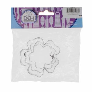 Cortador De Galletas Tipo Flor De Acero KITCHEN ACCESORIOS X 3 Uds