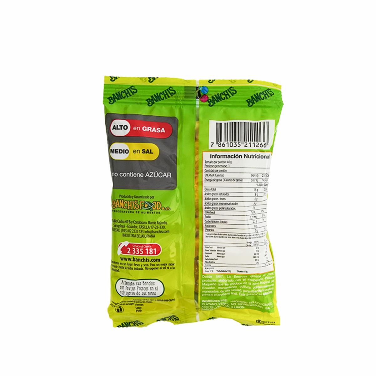 Chifles De Limón BANCHIS 40 G - Image 5