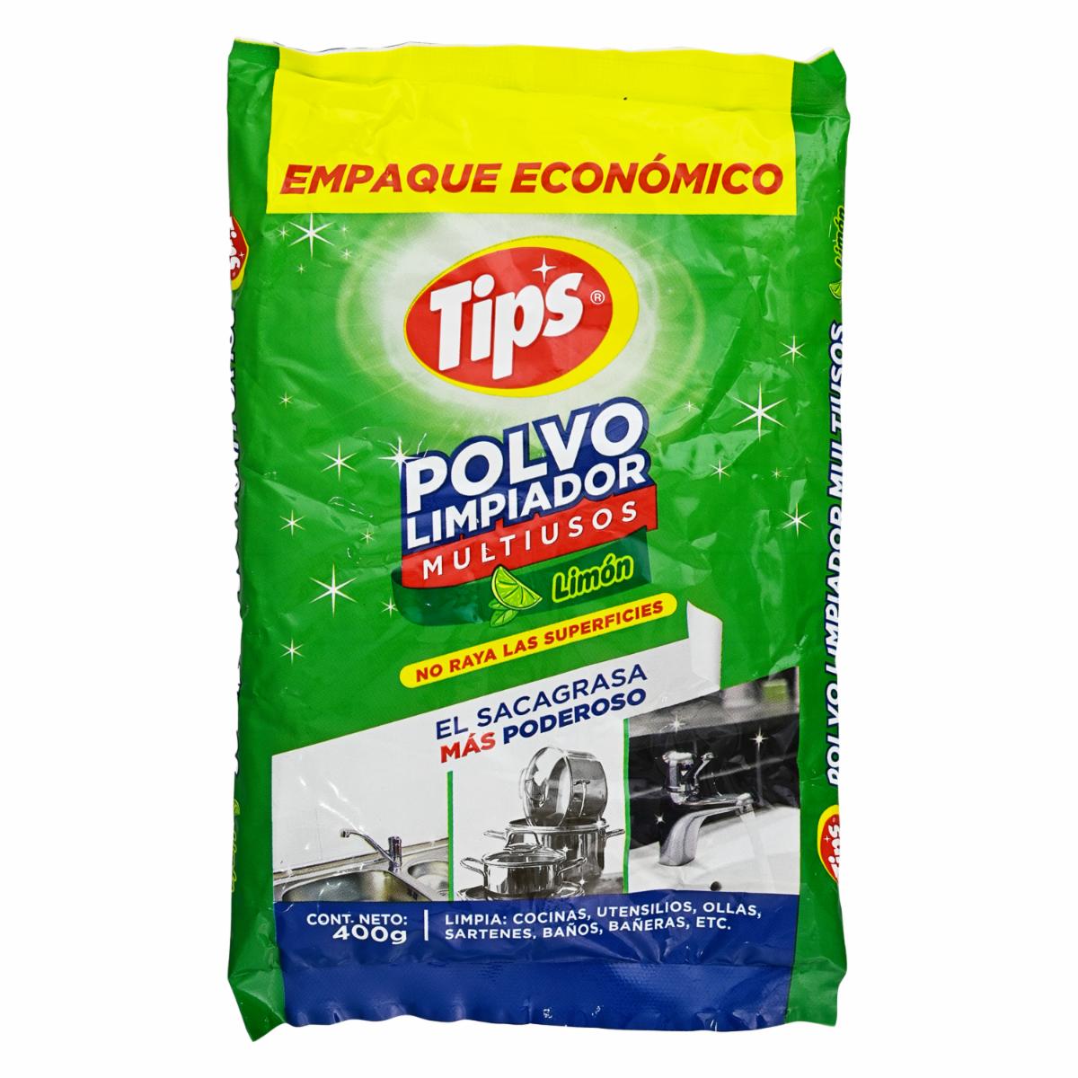 Limpiador En Polvo Aroma Limón TIPS 400 G