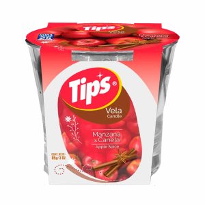 Vela Aromatizante Manzana Y Canela TIPS 85 G