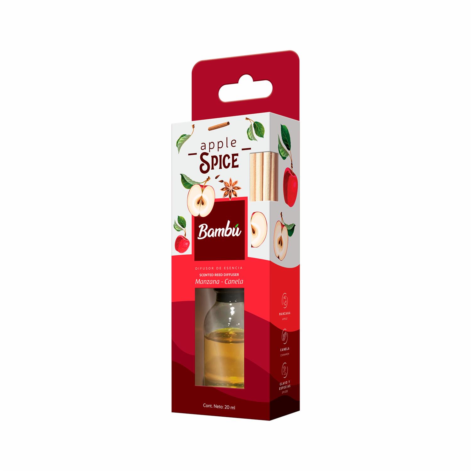 Difusor De Aroma Apple Spice BAMBÚ 20 Ml