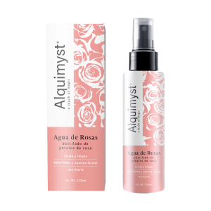 Agua De Rosas Destilado De Pétalos De Rosas ALQUIMYST 120 Ml