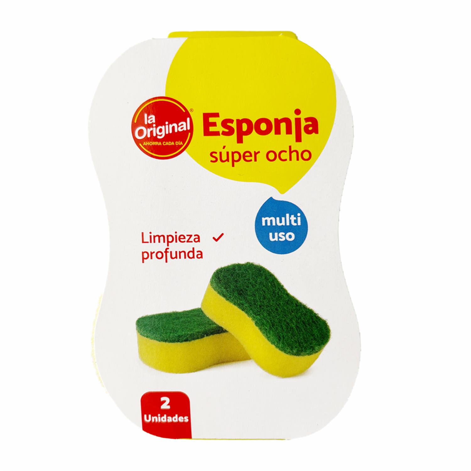 Esponja En Ocho Multiusos LA ORIGINAL X 2 Uds - Image 2