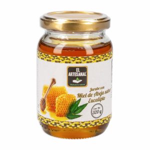 Miel De Abeja Con Eucalipto 100% Natural EL ARTESANAL 320 G