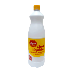Cloro Líquido Desinfecta, Blanquea, Desodoriza Y Desmancha LA ORIGINAL 1000 Ml