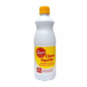 Cloro Líquido Desinfecta, Blanquea, Desodoriza Y Desmancha LA ORIGINAL 500 Ml