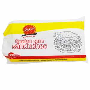 Fundas Para Sánduche LA ORIGINAL Por 300 Uds