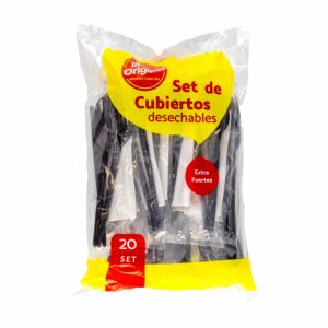 Set De Cubiertos LA ORIGINAL Por 20 Uds