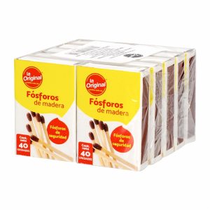 Fósforos De Madera LA ORIGINAL X 10 Uds