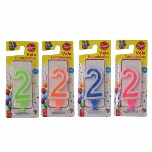 Vela De Cumpleaños LA ORIGINAL Número 2