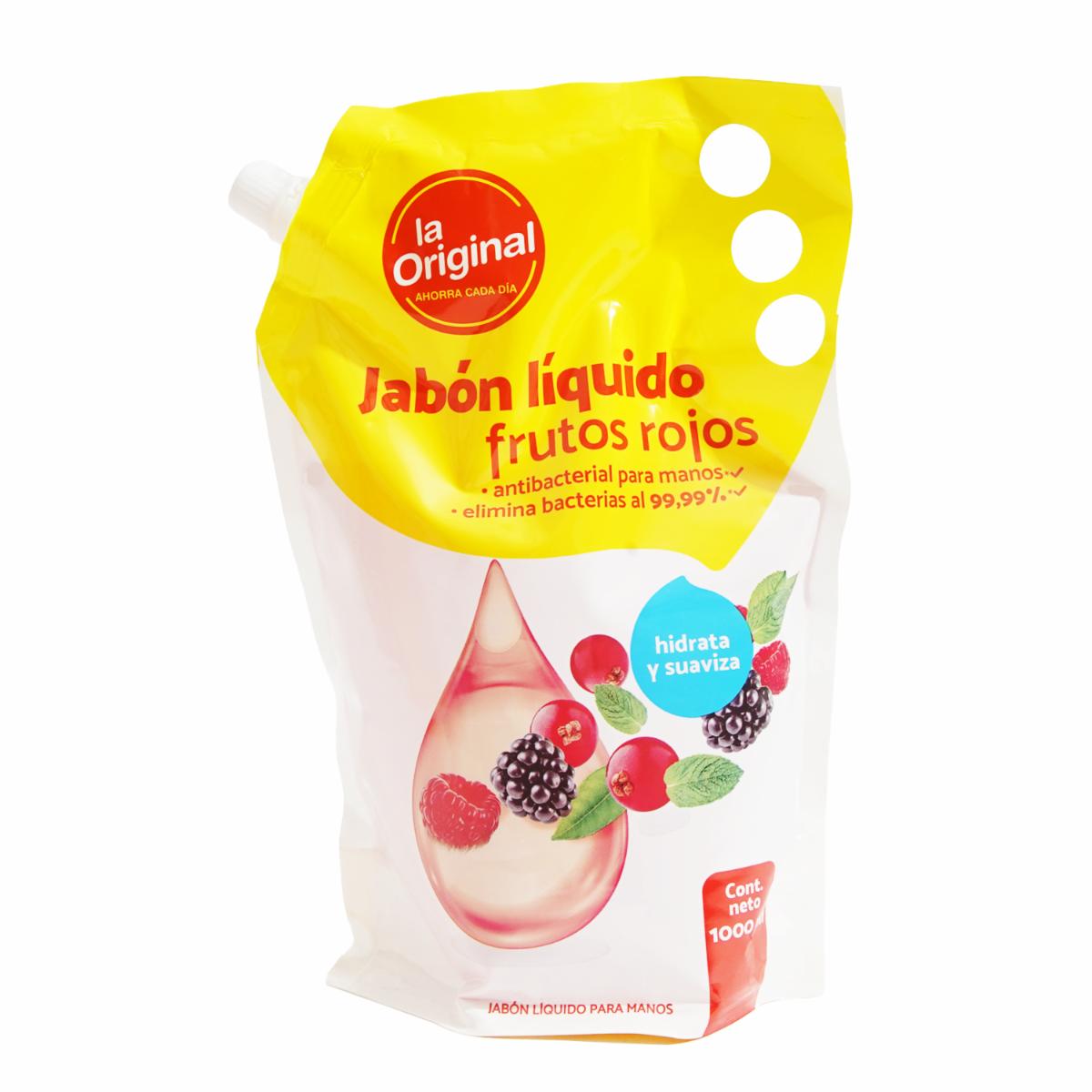 Jabón Líquido De Frutos Rojos LA ORIGINAL De 1000 Ml