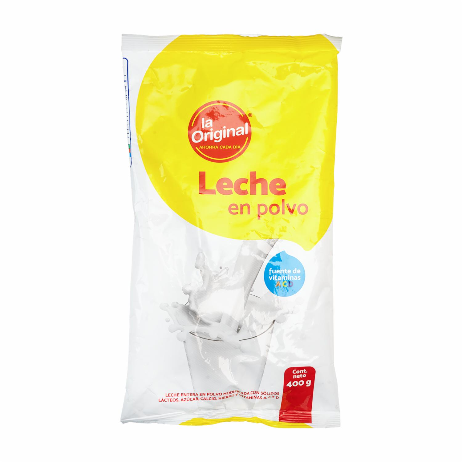 Leche En Polvo Instantanea LA ORIGINAL 400 G