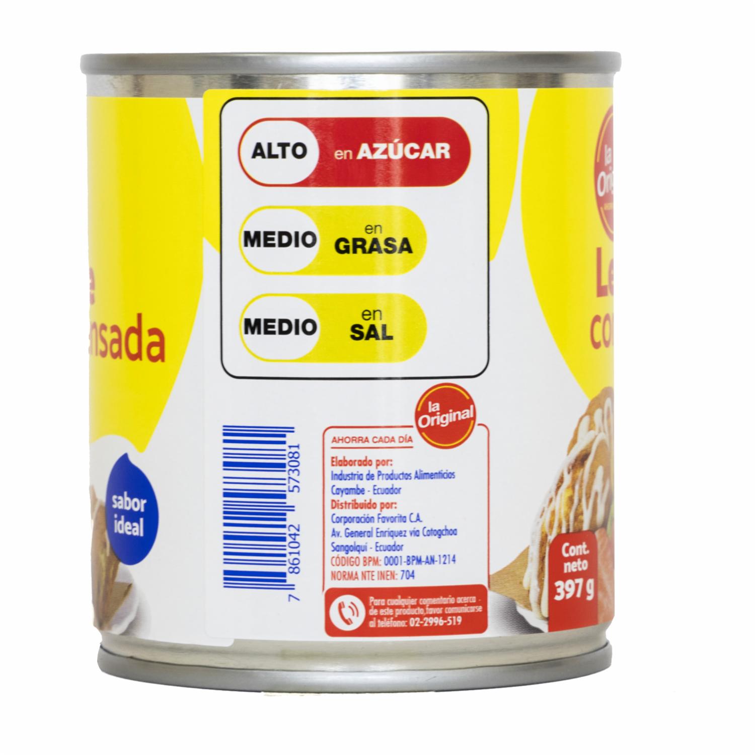 Leche Condensada Sabor Ideal LA ORIGINAL 397 G - Image 3