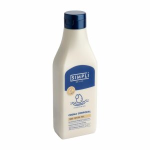 Crema Corporal Hidratante Con Proteína Para Todo Tipo De Piel SIMPLI 400 Ml