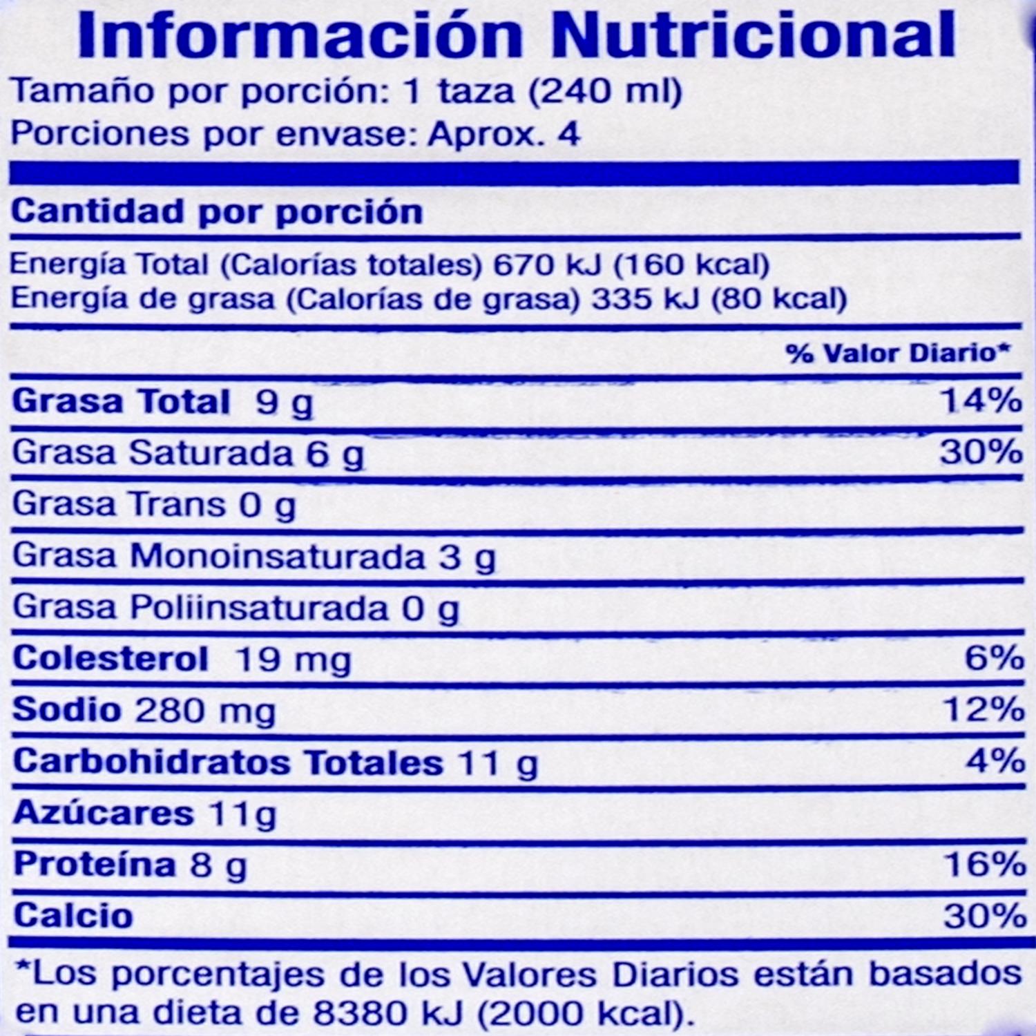 Leche Entera Tetrapak LA ORIGINAL 1 000 Ml - Image 2
